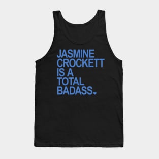 Jasmine Crockett is a total badass - blue Tank Top